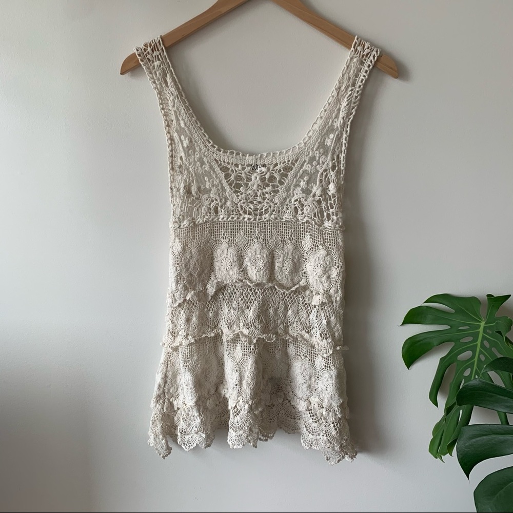 L’AFFAIRE boho dress/ swim cover up, cream